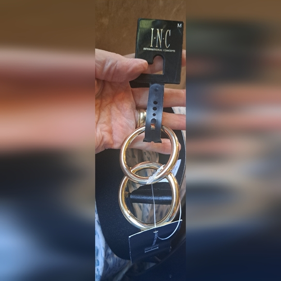 Ladies I.N.C. International Concepts Double Circle Belt, Created for Macy's Med - Picture 5 of 7